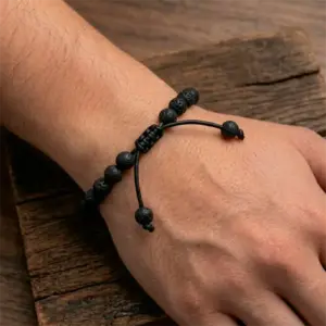 Pulsera Piedra Volcanica Habiora